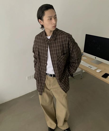Retro Plaid Casual Shirt
