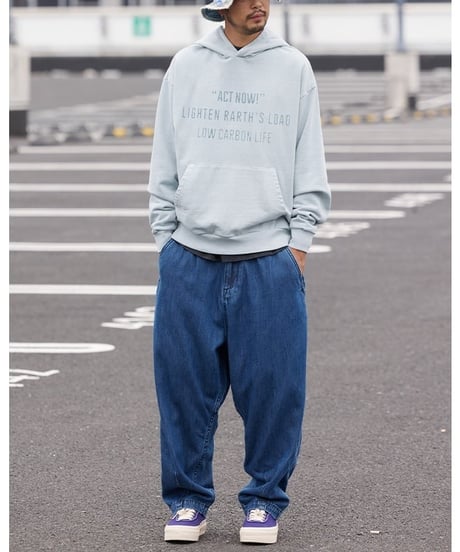 Denim-Like Balloon Wide Pants / 3color