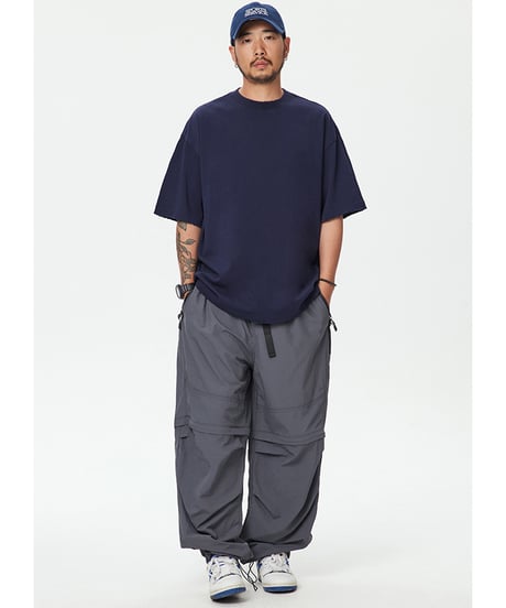 LOOSE CONVERTIBLE PANTS / 2COLORS
