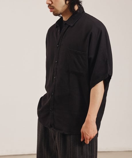Smooth Linen Wide Silhouette Shirt / 3color
