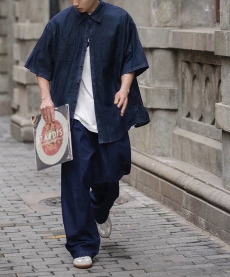 Regular Loose Light Denim Shirt