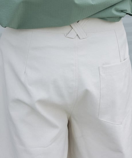 Clear Baker Wide Short Pants
