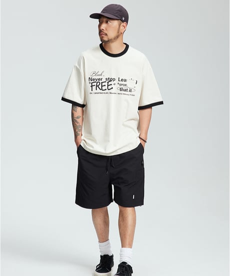 WIDE LOOSE FREE TEE / 2COLORS