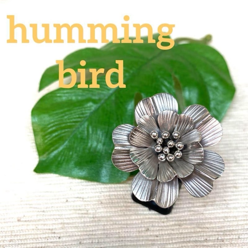 カレンシルバー リング Flower | 旅するエスニック humming bird カレンシルバー リング Flower | 旅するエスニック humming bird