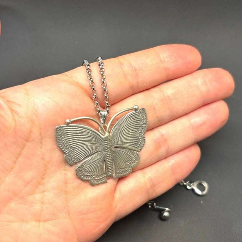 カレンシルバー ネックレス（Necklace） 蝶 Butterfly | 旅する