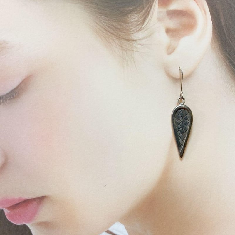 カレンシルバーとクォーツのフリンジピアス カレンシルバー ピアス | 旅するエスニック humming bird
