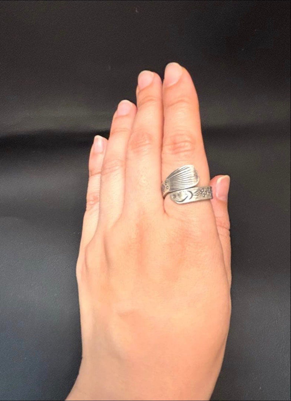 Karen silver ring いぶしスパイラル カレンシルバーリング　ぬさ カレンシルバー リング KAREN SILVER RINGS | 旅するエスニック hummi