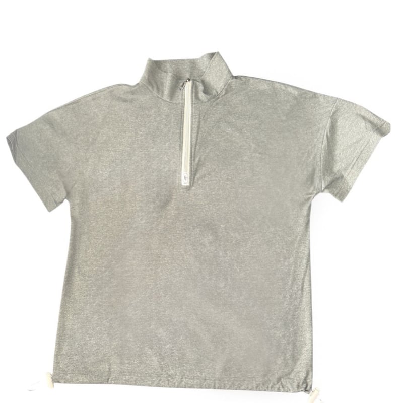 half zip tops light gray men | FREUDE.T