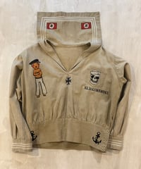 30~40s wwⅡ German navy military sailor shirt