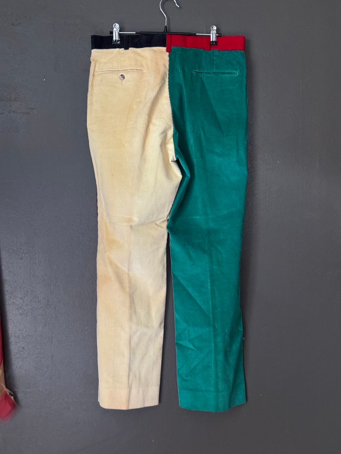 ~70s パッチワーク コーデュロイパンツ クレイジーパターン 70's Huntington crazy pattern corduroy pants |