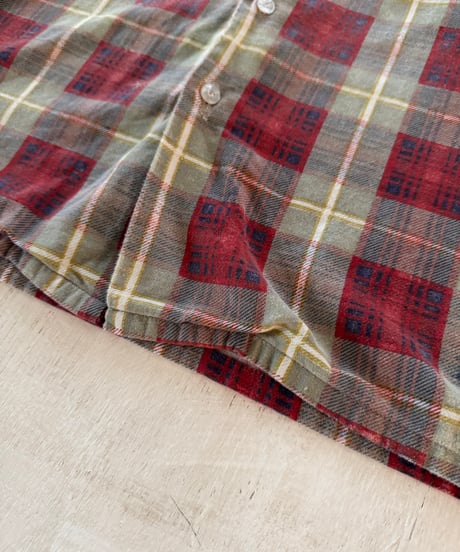 50s CHANDLER Cotton Flannel shirt