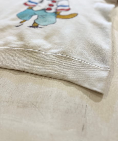 60s~70s CAT Hand Paint Sweat