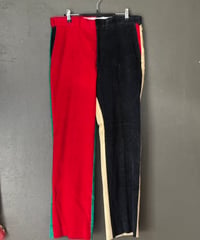 70's Huntington crazy pattern corduroy pants