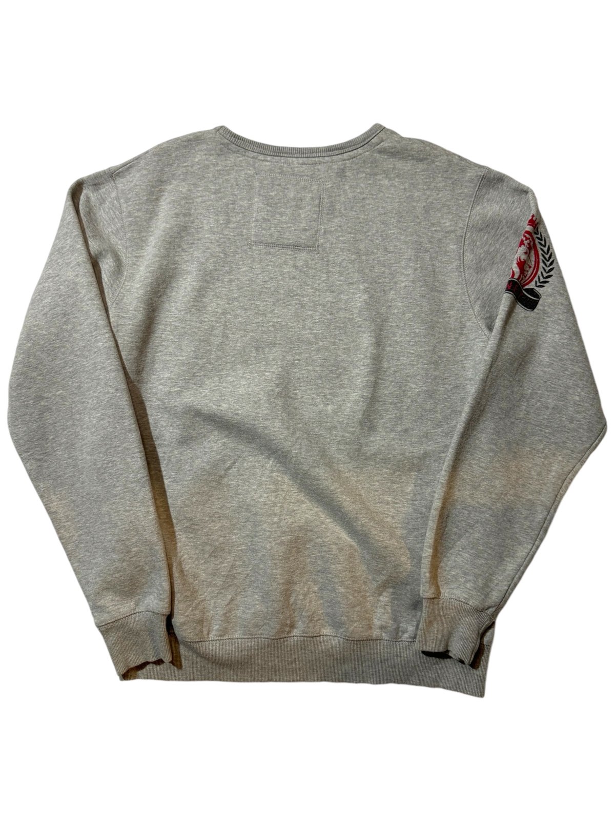 古着 カレッジスウェット 両面プリント 前V ストリート ユニセックス 古着/希少】70's~ カレッジ系 Vガゼット 染み込み心臓プリント