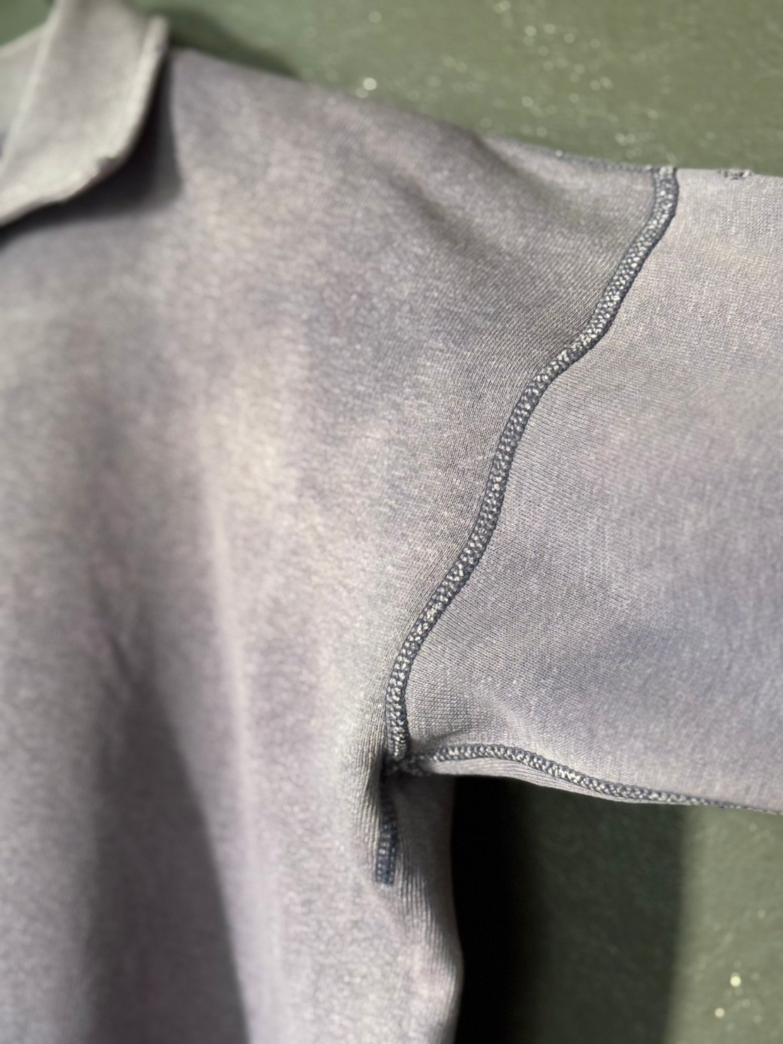 50~60s made in usa 1/4zip eggplant navy bule da