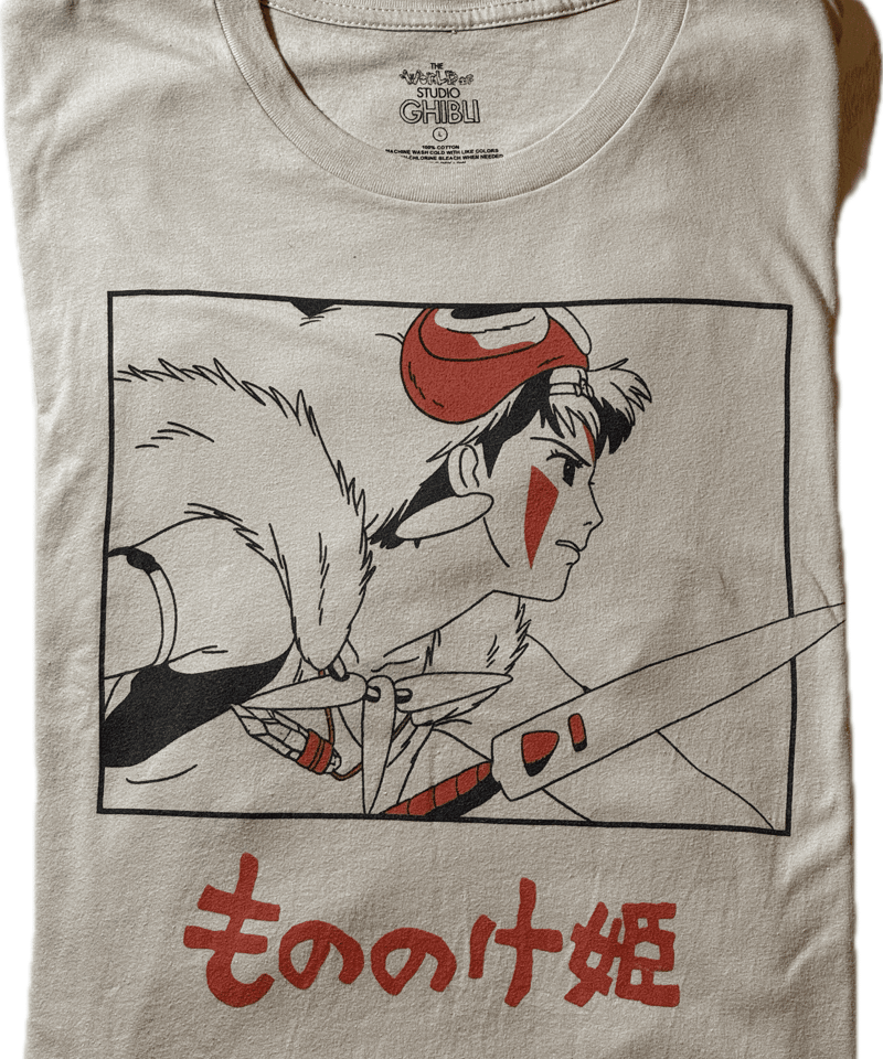 古着】00's studio GHIBLI もののけ姫「サン」Tシャツ | Cheeky