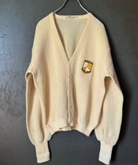 60s  Alpaca knit Cardigan Sweater