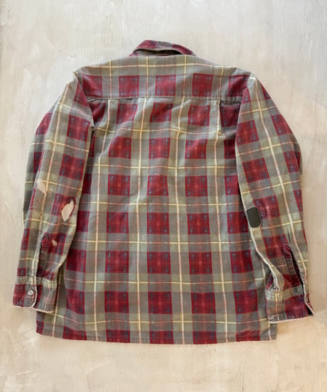50s CHANDLER Cotton Flannel shirt