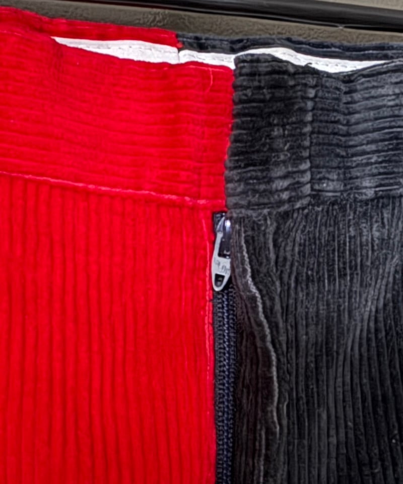 70's Huntington crazy pattern corduroy pants |