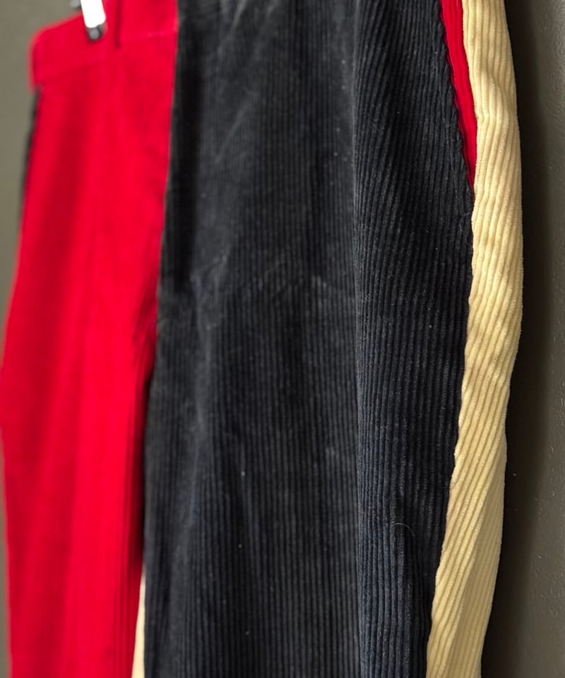 70's Huntington crazy pattern corduroy pants |