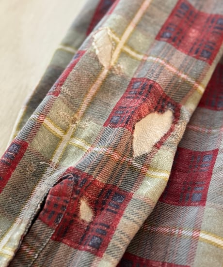 50s CHANDLER Cotton Flannel shirt