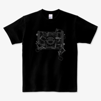 こんなマシュマロ食べたいなTシャツ(ブラック)