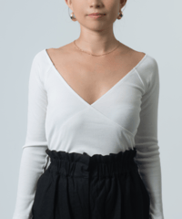 Vneck Rib Top