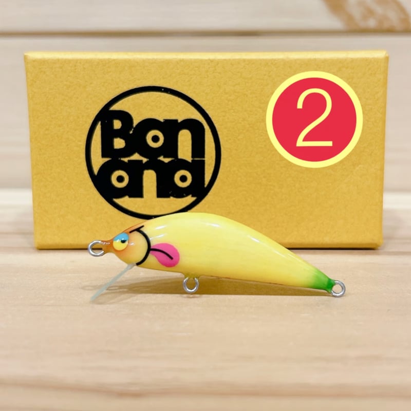 バナナルアー ハンドメイドミノー MyBanana43s 受付終了＊ 【 抽選販売 】 ◎ Banana Lure 【 MyBanana43S