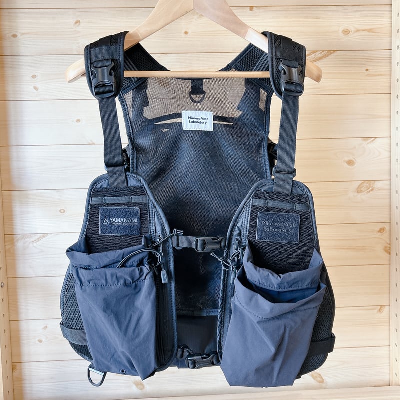 美品 山波商店 Minowa Vest モビリティベスト これはベストではなく釣具だ。山波商店×MINOWA VEST LABORATORY