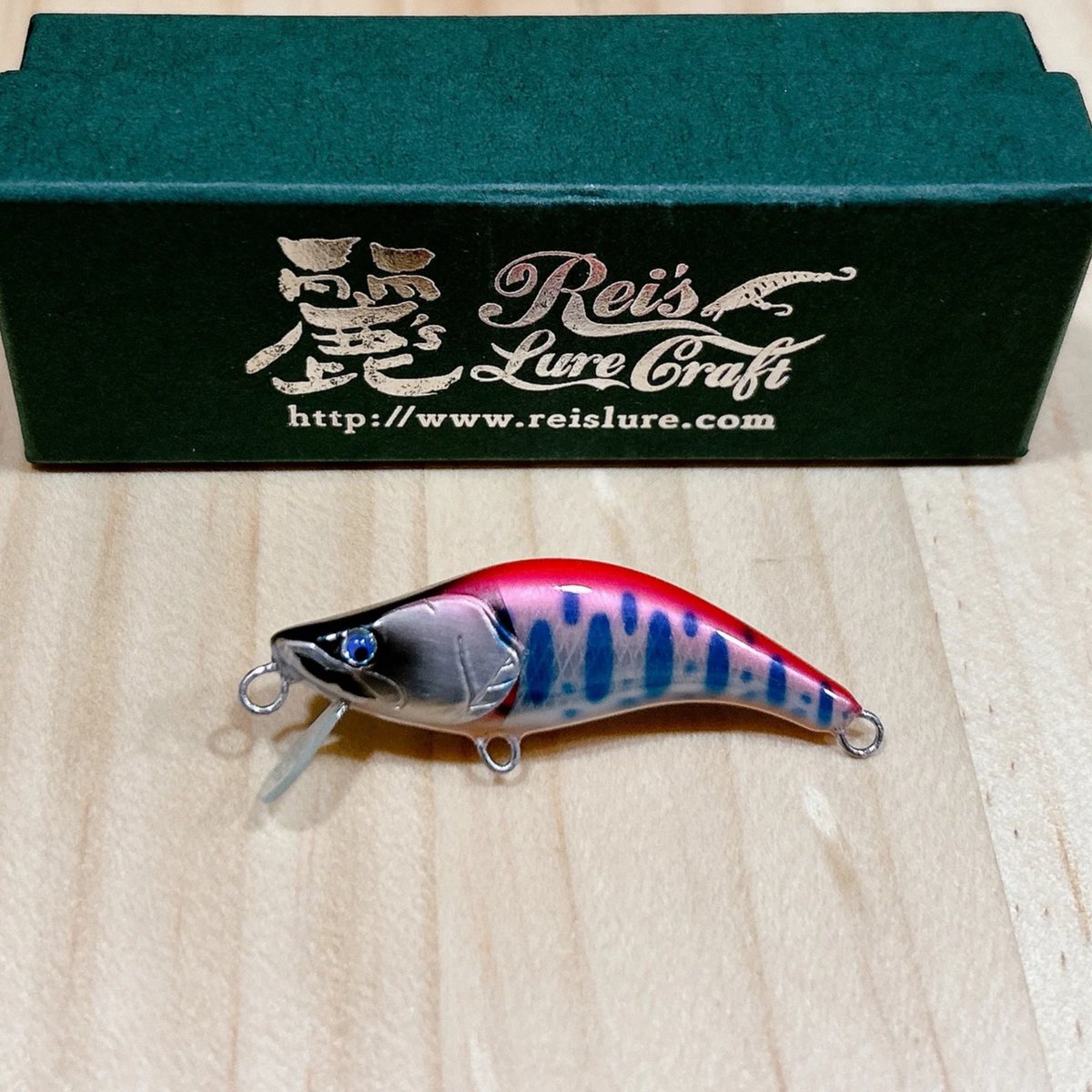 ◎麗's Lure Craft ☆麗's ミノー50mm S color ピンクチャートヤ