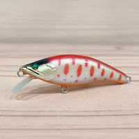 ◎麗's Lure Craft ☆麗's ミノー50mm S color ピンクチャートヤ