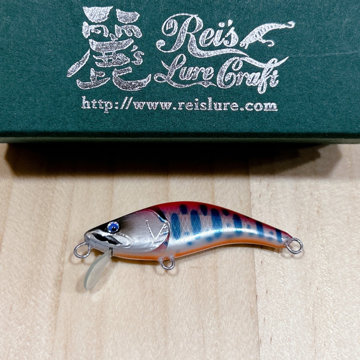 ◎麗's Lure Craft ☆麗's ミノー50mm S color ピンクチャートヤ