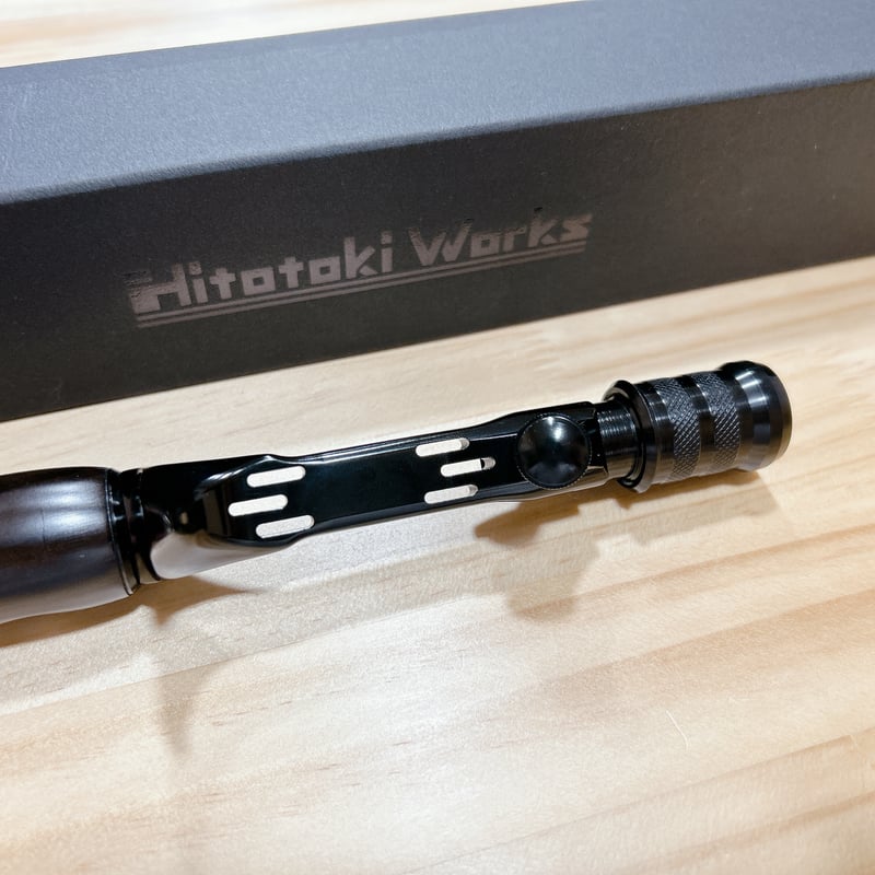 希少未使用ヒトトキワークス カスタムハンドルノブ エボニー 黒檀 x2個 IOS 希少美品 ヒトトキワークス カスタムハンドルノブ エボニー 黒檀