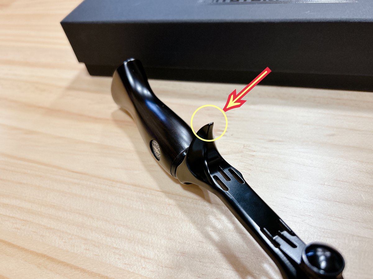 ☆超美品 中古ハンドル】 ◉Hitotoki Works ☆オフセット ☆超美品 中古ハンドル】 ◉Hitotoki Works ☆オフセット