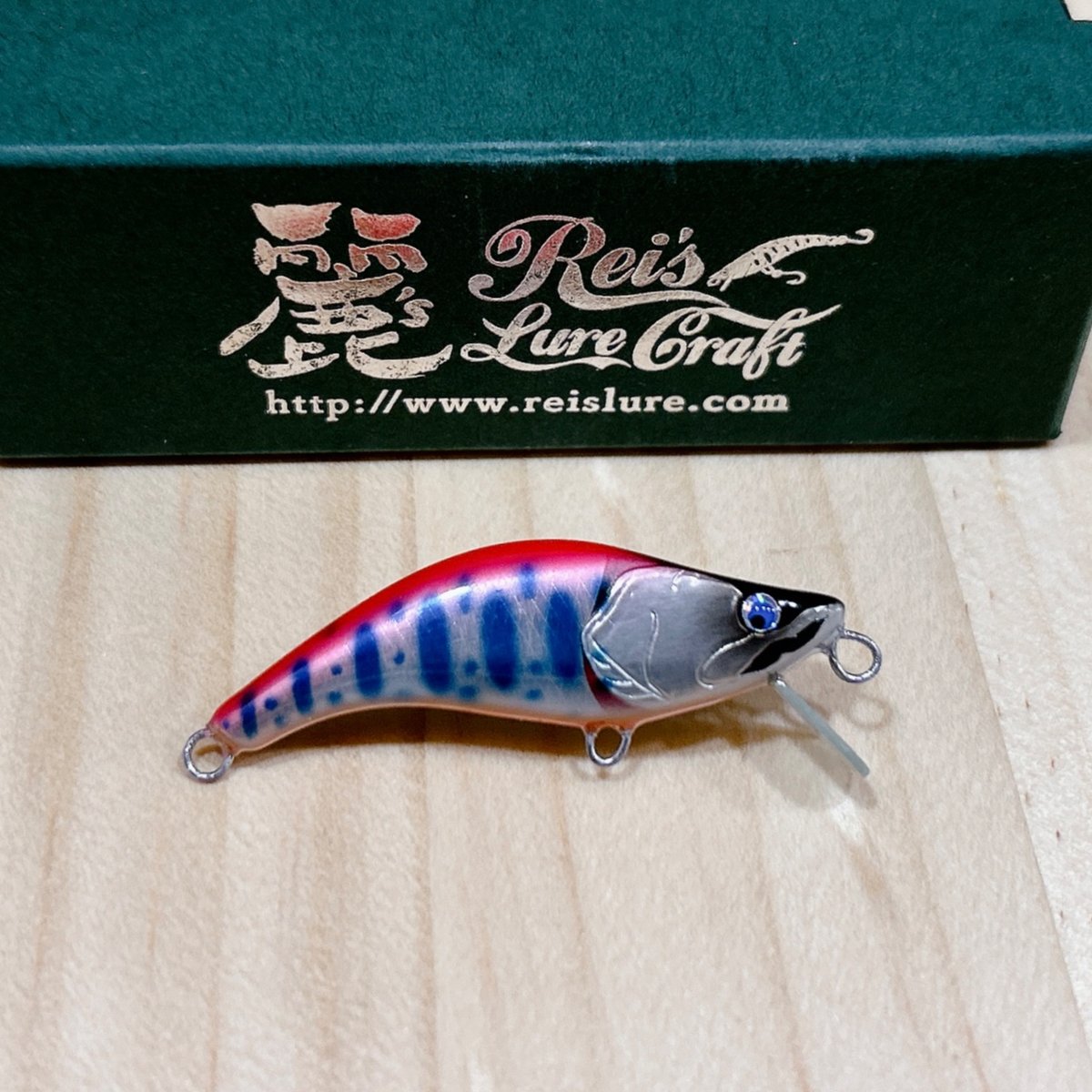 ◎麗's Lure Craft ☆麗's ミノー50mm S color ピンクチャートヤ