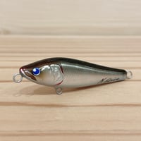 ◉ 麗's Lure Craft  【  『 新作 』  麗's  ペンシル  レイペン 55S  】◉color ・銀黒ヤマメオーロラパー