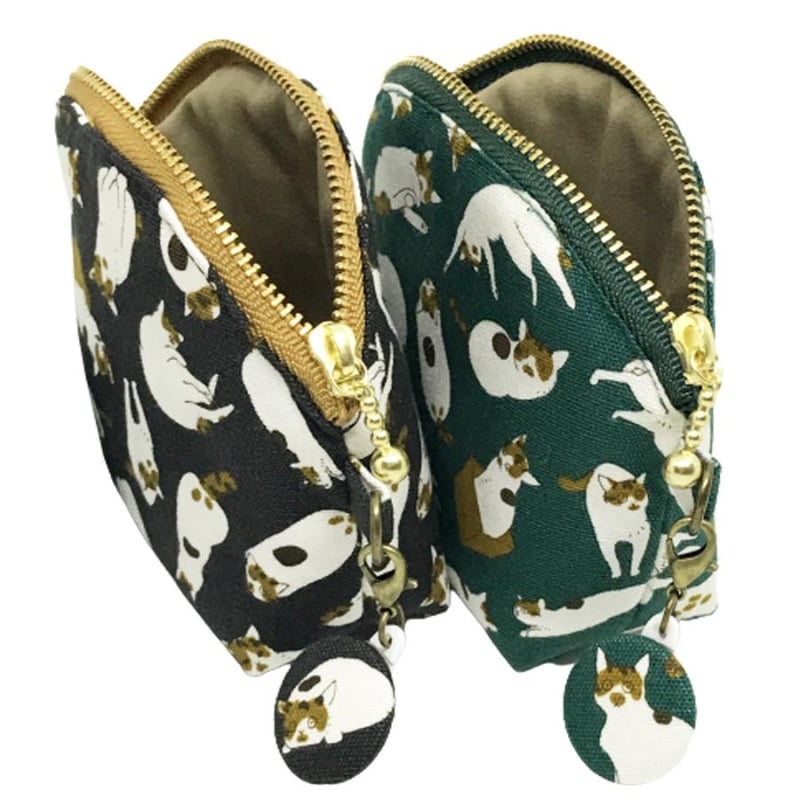 手作り　ポーチ　小銭入れ　印鑑ケース　小物入れ　ハンドメイド　和柄　犬　猫 手作りポーチ小銭入れ印鑑ケース小物入れハンドメイド和柄犬猫