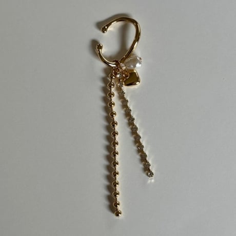 再入荷！2WAY ロングチェーンイヤカフ
