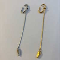雫チャームロングイヤーカフ
