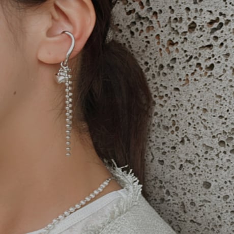 再入荷！2WAY ロングチェーンイヤカフ