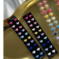 耳ツボジュエリー🩷レインボー🌈ハートパーツ💛カラフルパーツ.heart
