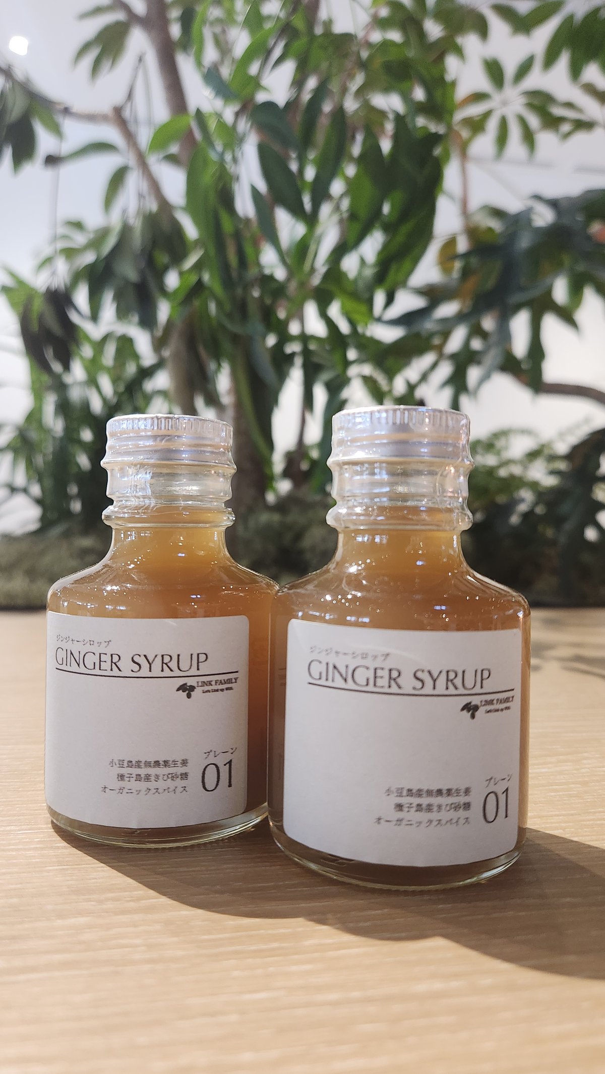 ジンジャーシロップ プレーン 100ml | LINKFAMILY ONLINESHOP