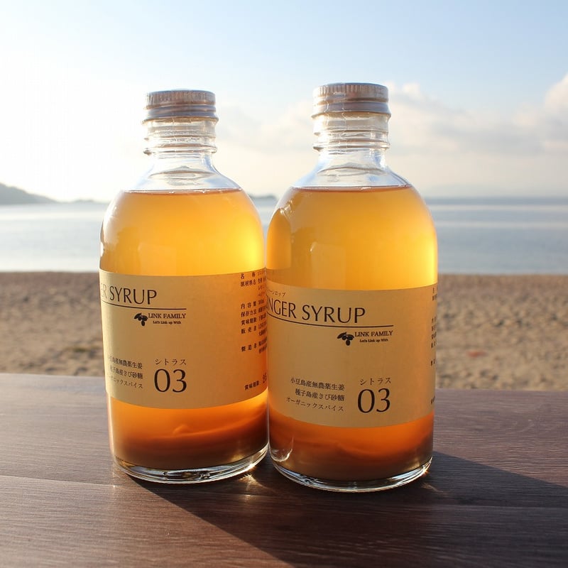 ジンジャーシロップ　3本 ジンジャーシロップ シトラス 300ml | LINKFAMILY ONLINESHOP