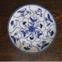 伊万里　染付　霊芝文　小皿１