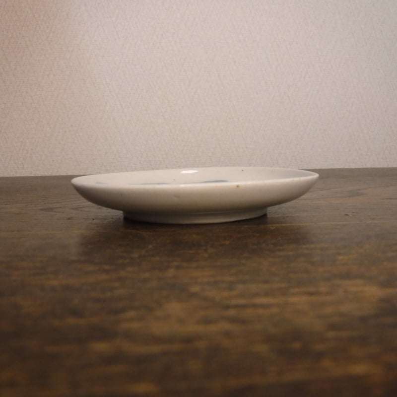 古伊万里 染付 雲鶴文豆皿B 江戸後期～幕末期 | 暮しの染付舎