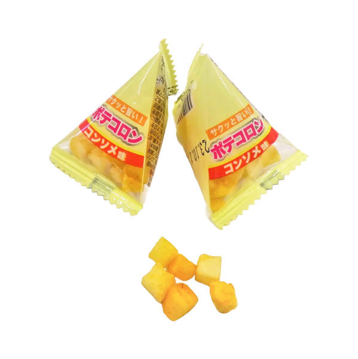 ポテコロン コンソメ味 50個×8×4ケース（計1600個）※ロット販売（1袋