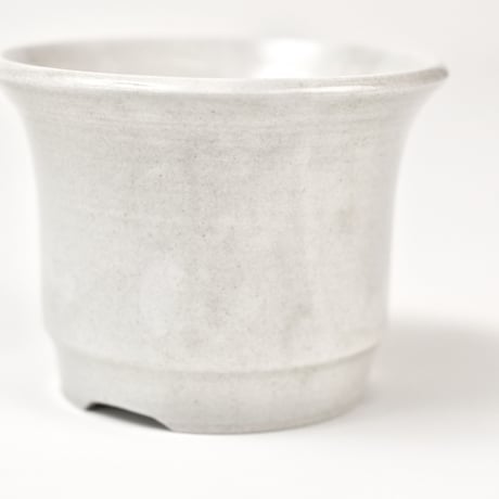 No.4 光沢グレー釉 2.5号浅鉢