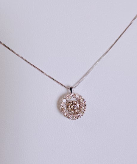 6069 PT900 ダイヤモンド0.30ct/0.20ctネックレス