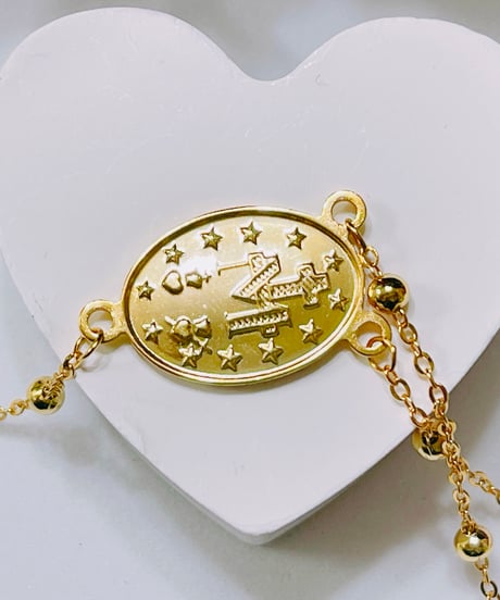5868 トップ付きネックレス
