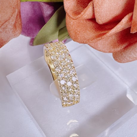 beautiful様 K18YG ダイヤモンド1.0ct リング#12→#13